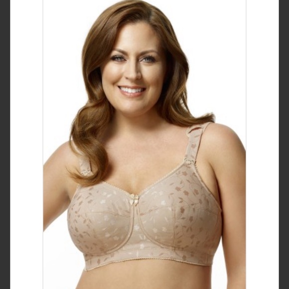 Elila Intimates & Sleepwear Bras Elila Jacquard Softcup Bra Sz 38k